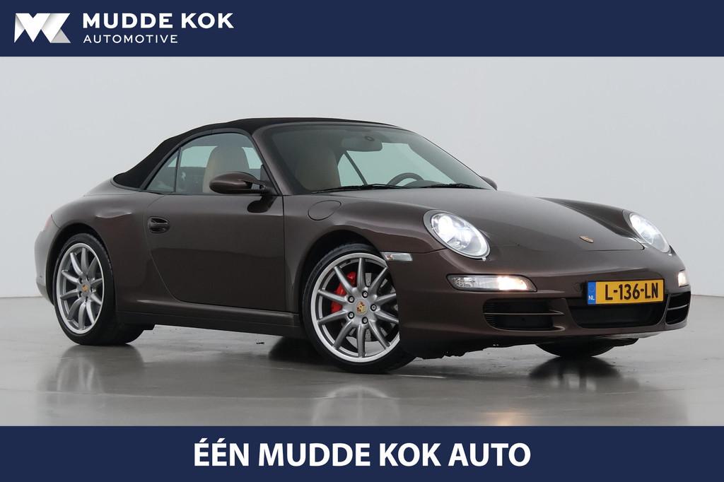 Porsche 911 Cabrio 3.8 Carrera 4S 997.1 | Handgeschakeld | M, Auto's, Porsche, Gebruikt, Leder, Handgeschakeld, Vierwielaandrijving