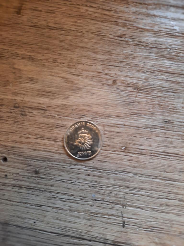Te koop phillip cocu oranje 2000 knvb muntje, Ophalen of Verzenden, Overige landen, 2 euro