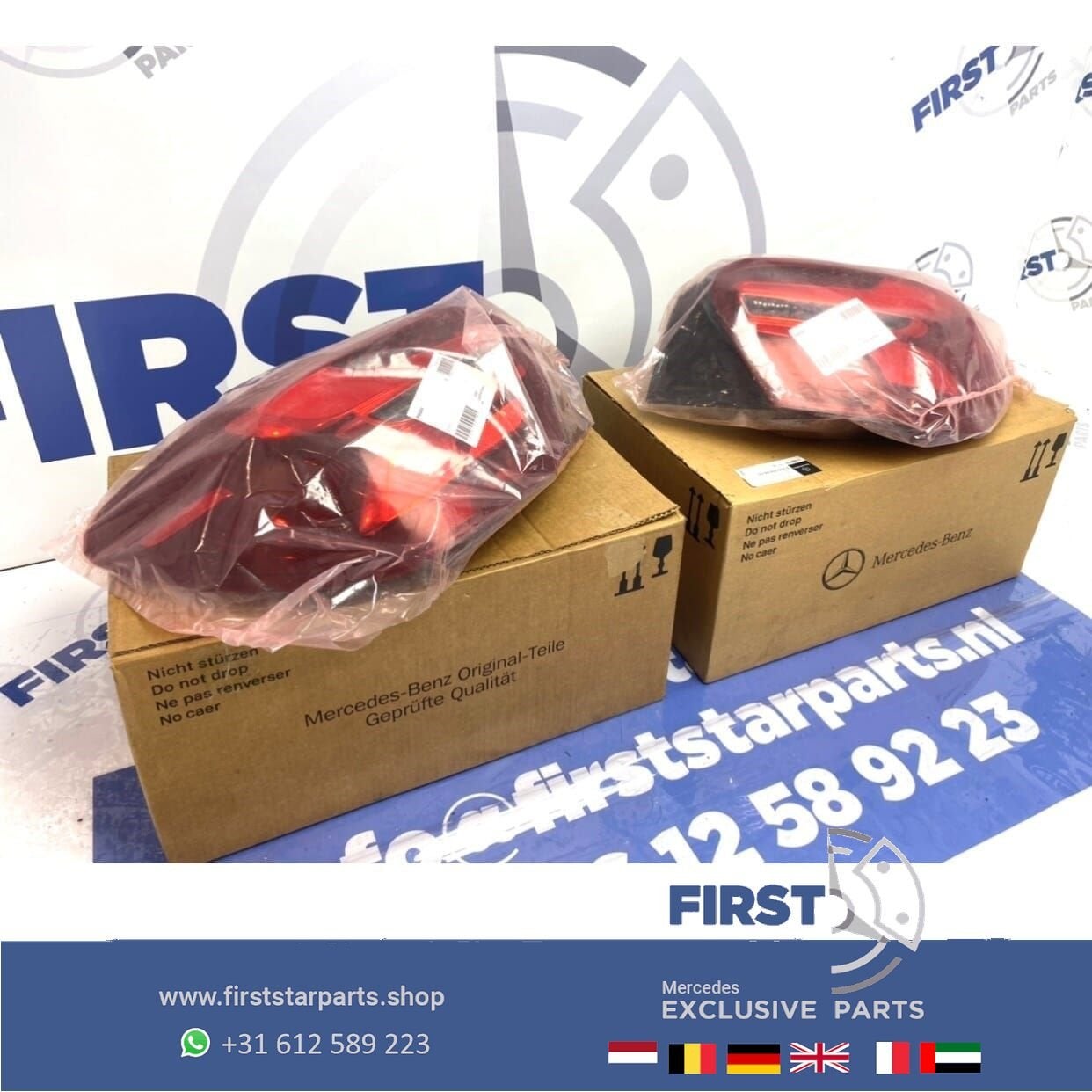 W176 FACELIFT LED ACHTERLICHTEN SET ORIGINEEL FULL LED 2018, Gebruikt, -, Ophalen of Verzenden, -