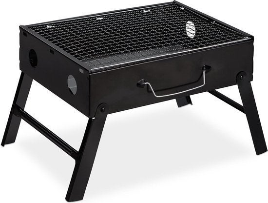 Inklapbare houtskoolbarbecue voor camping, Ophalen of Verzenden, Nieuw