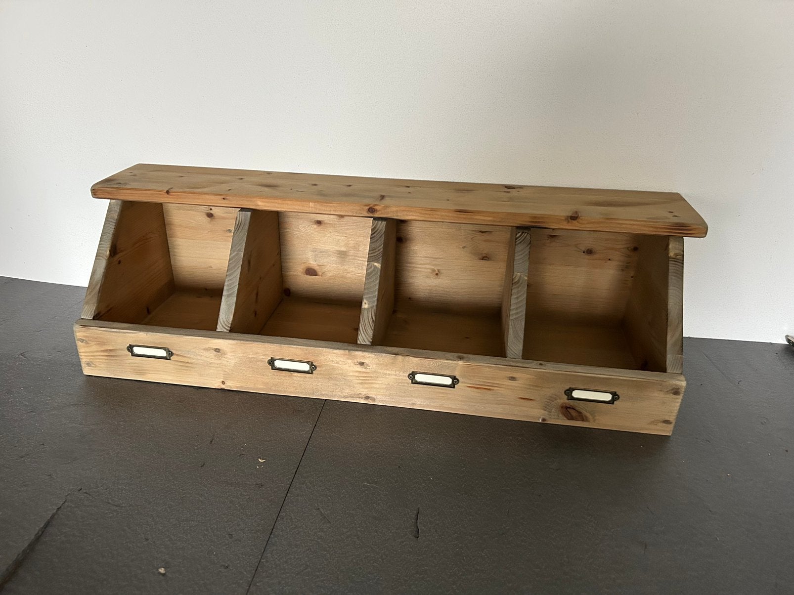 Nieuw gemaakte gruttersbak van grenenhout - 75 cm - 4 vakken, Ophalen of Verzenden, Nieuw
