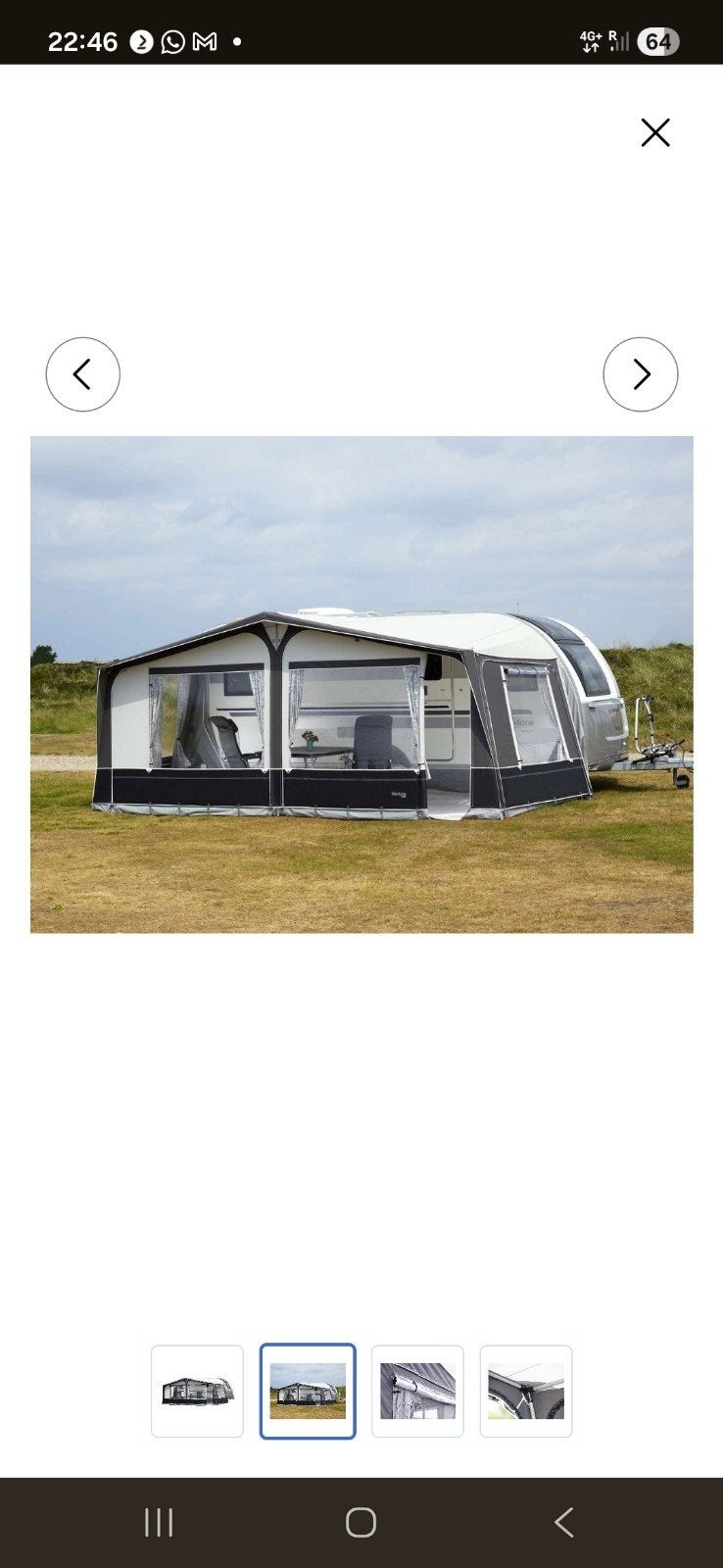 Isabella Ventura Pacific 300 voortent g16, Ophalen