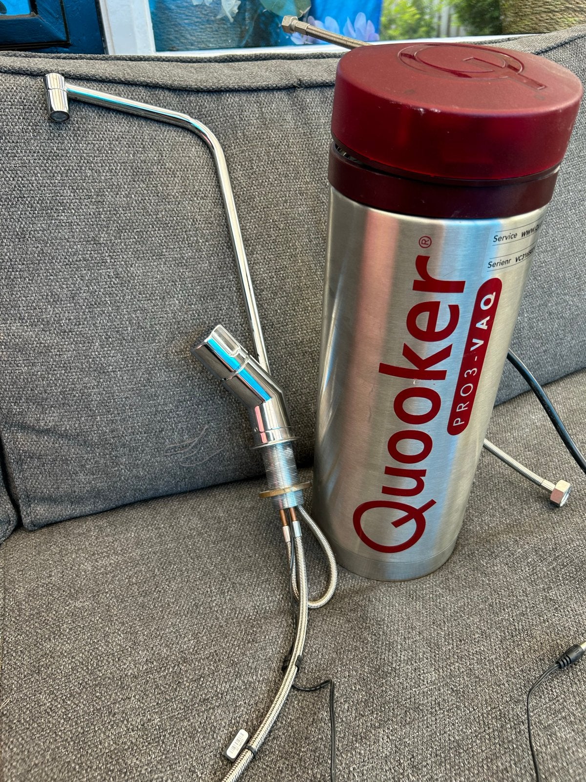 Quooker PRO3-VAQ boiler met kraan, Ophalen of Verzenden, Gebruikt