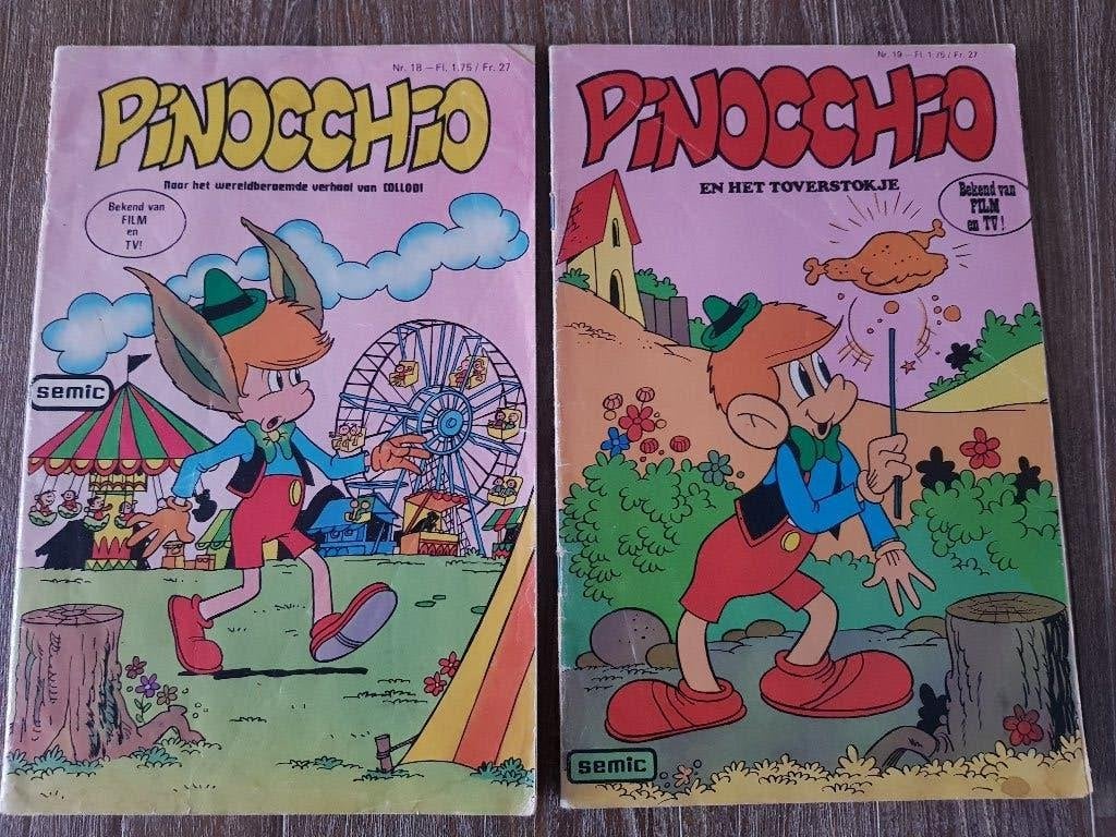 Pinocchio, Europa, Ophalen of Verzenden, Zo goed als nieuw, Meerdere comics