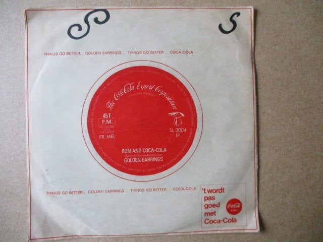 s2333 golden earrings - rum and coca-cola, Cd's en Dvd's, Ophalen, Gebruikt, 7 inch, Overige genres