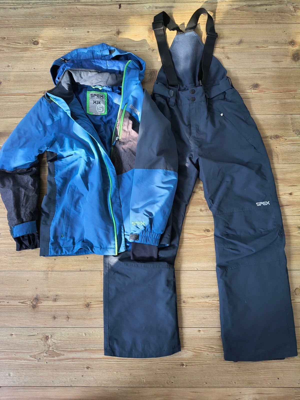 ski jas en broek, Gebruikt, Spex, Jongen of Meisje, Ophalen of Verzenden