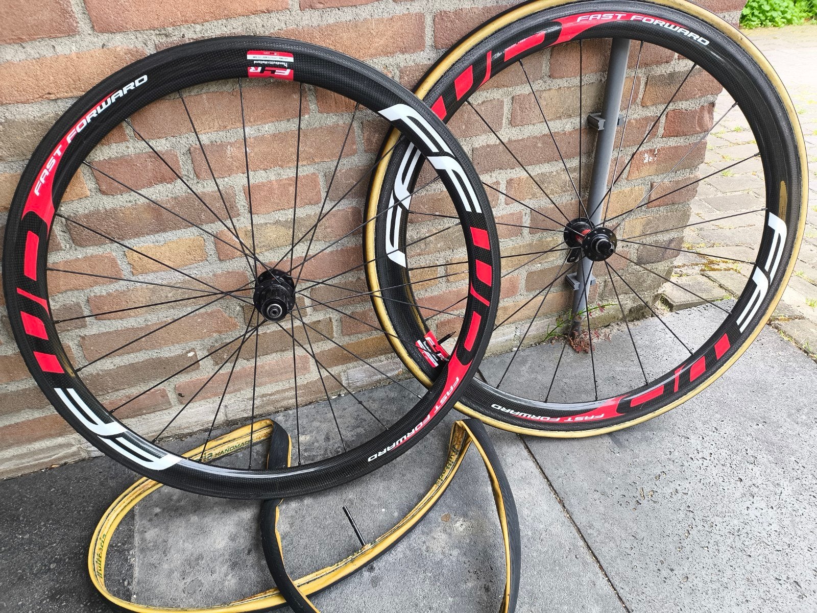 FFWD 45mm carbon wielset, Gebruikt, Racefiets, FFWD, Carbon