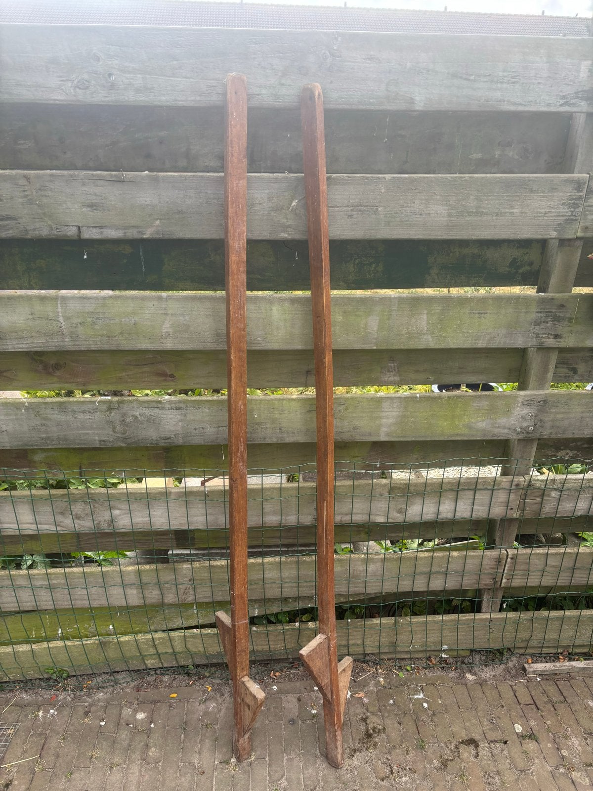 Houten stelten, Ophalen, Gebruikt