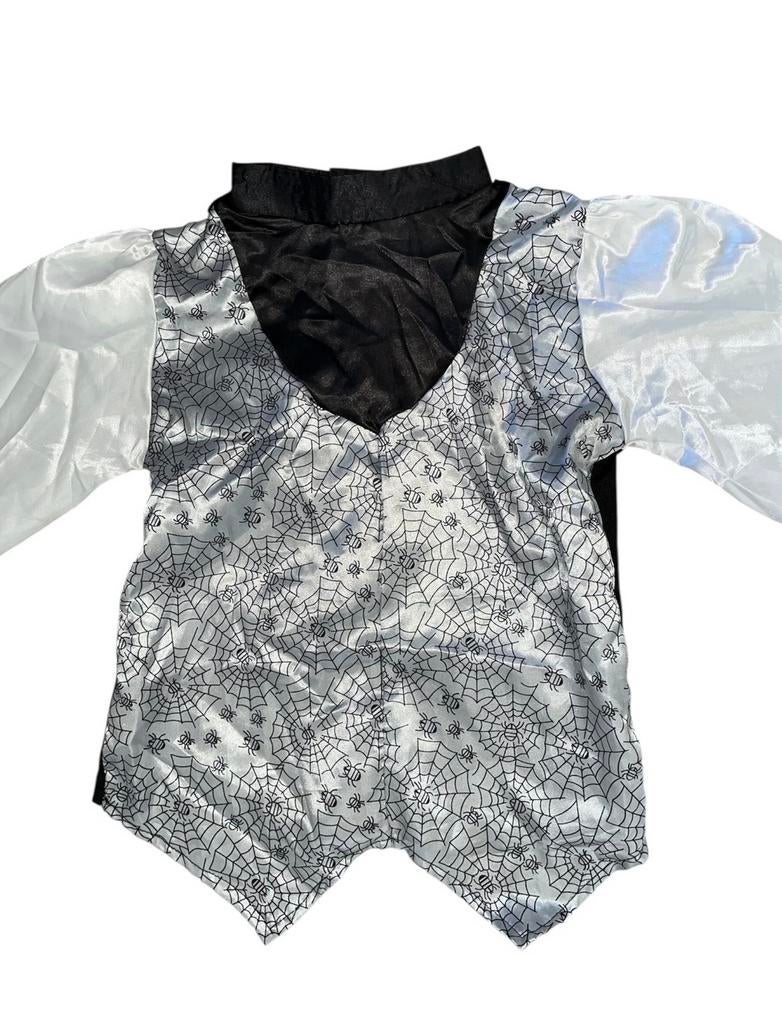 Halloween Spinnenweb Blouse - Maat 4-6 jaar, Ophalen of Verzenden, Zo goed als nieuw, 110 t/m 116, Jongen of Meisje
