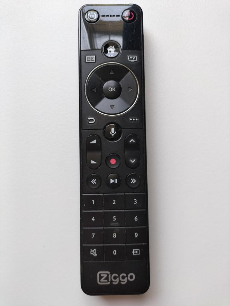 Originele Ziggo Mediabox Next Afstandsbediening met Spraak, Ophalen of Verzenden
