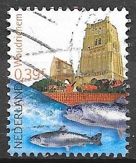 Nederland: 2421A  MN Woudrichem uit 2006, Ophalen of Verzenden, Na 1940, Gestempeld