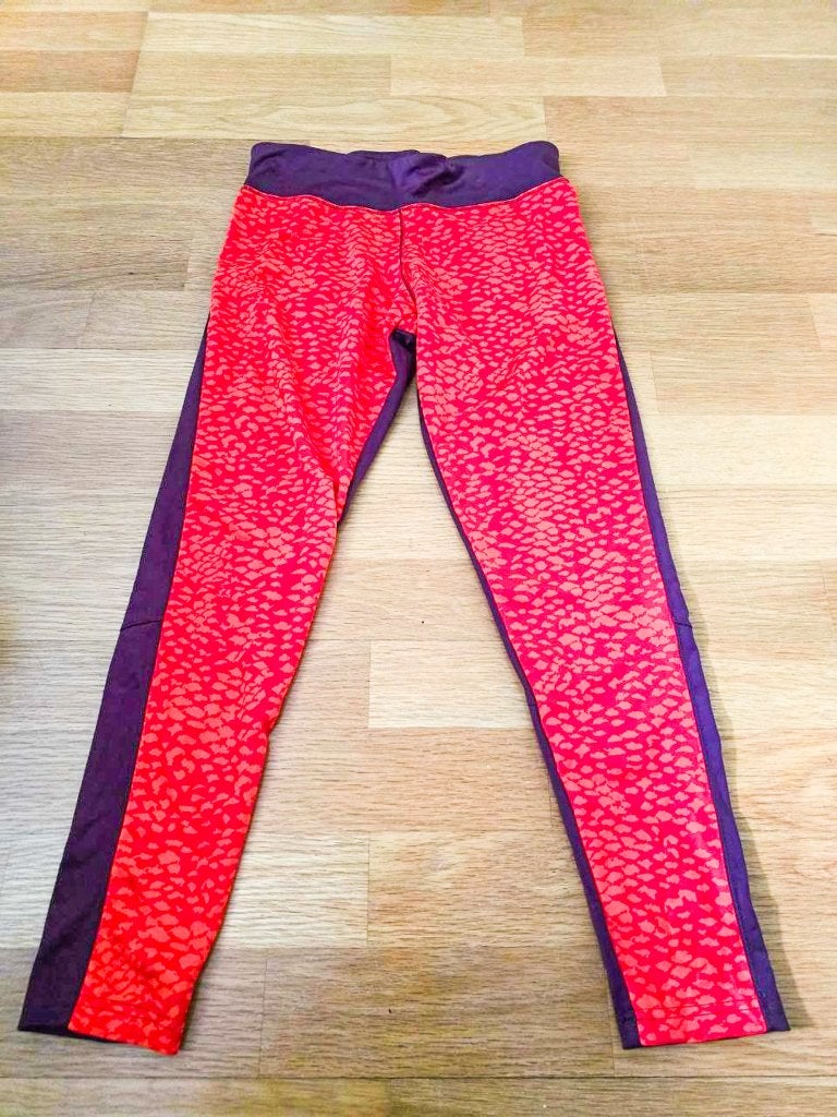 Bordeaux Rode Hardloopleggings van Adidas - Maat M, Maat 38/40 (M), Adidas, Ophalen of Verzenden, Rood