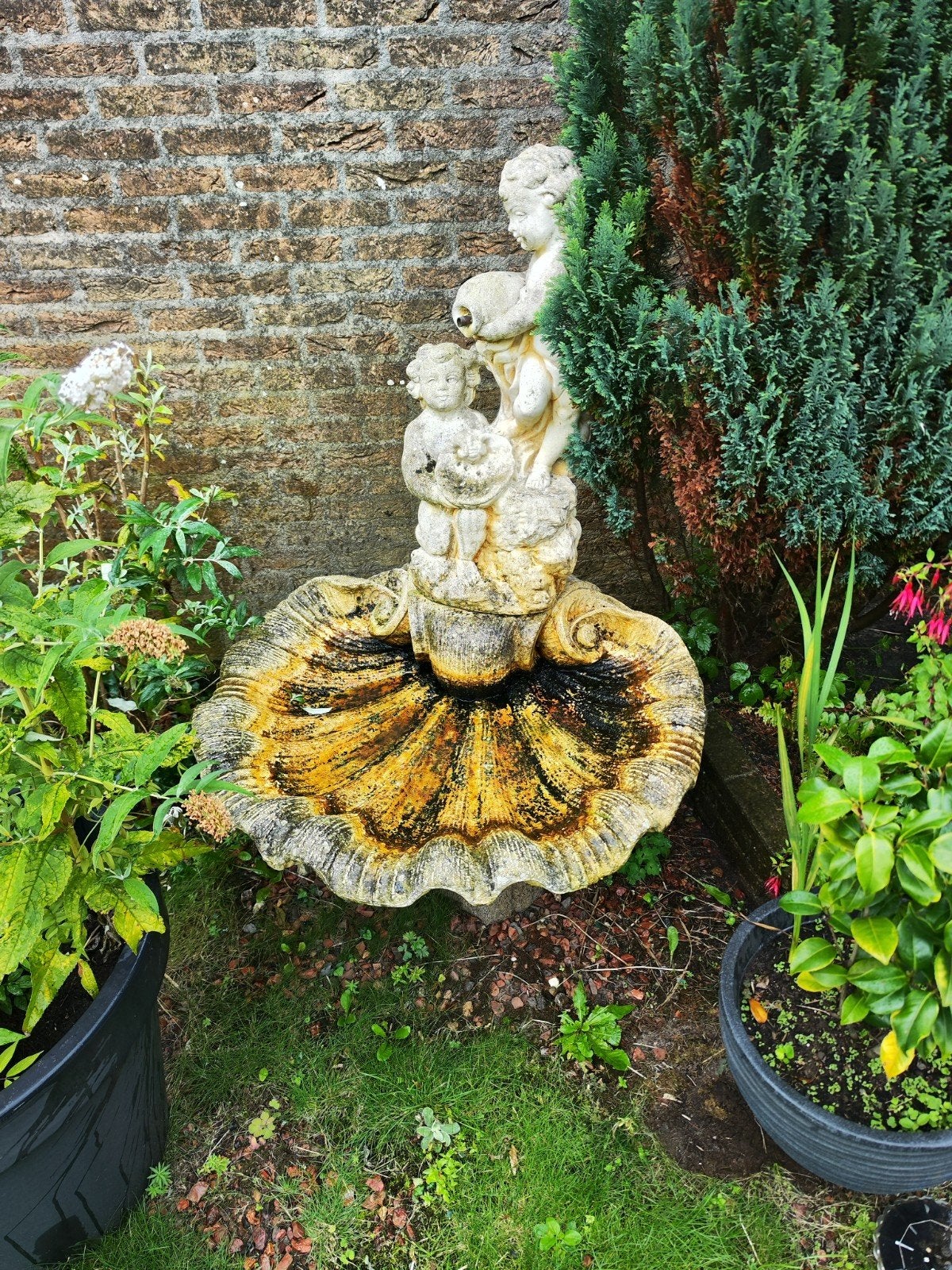 Tuinbeeld., Tuin en Terras, Ophalen, Gebruikt, Steen, Overige typen