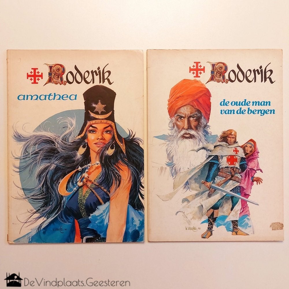 William Vance – Roderik – 2 strips, William Vance, Ophalen of Verzenden, Zo goed als nieuw, Meerdere stripboeken