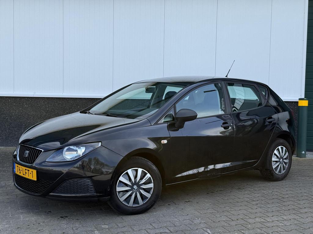 SEAT Ibiza 1.2 Club, Voorwielaandrijving, Euro 5, Stof, Zwart