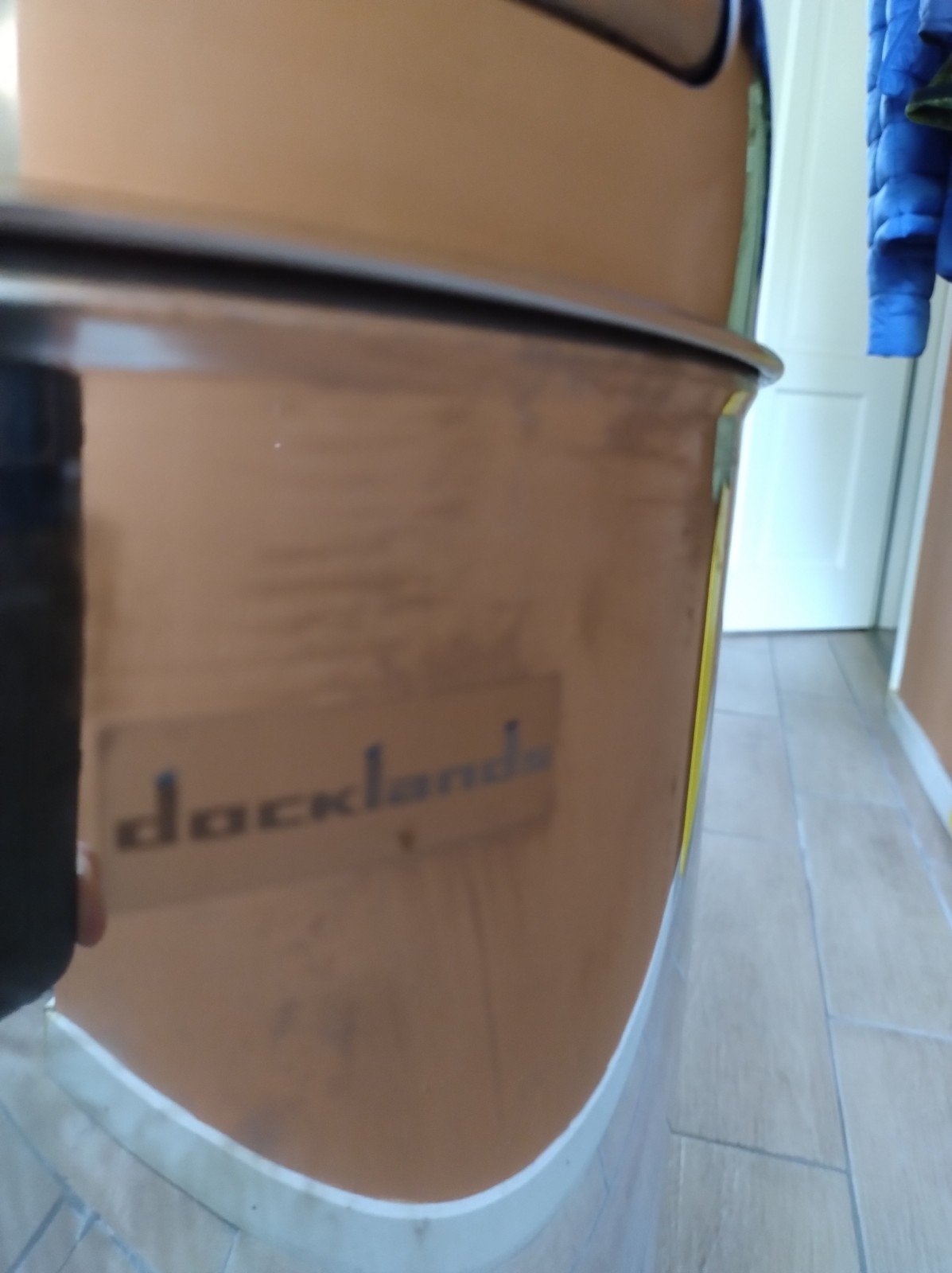Docklands RVS. afvalbak met pushklep, inhoud 50 liter, 40 liter of meer, Ophalen of Verzenden, Rvs
