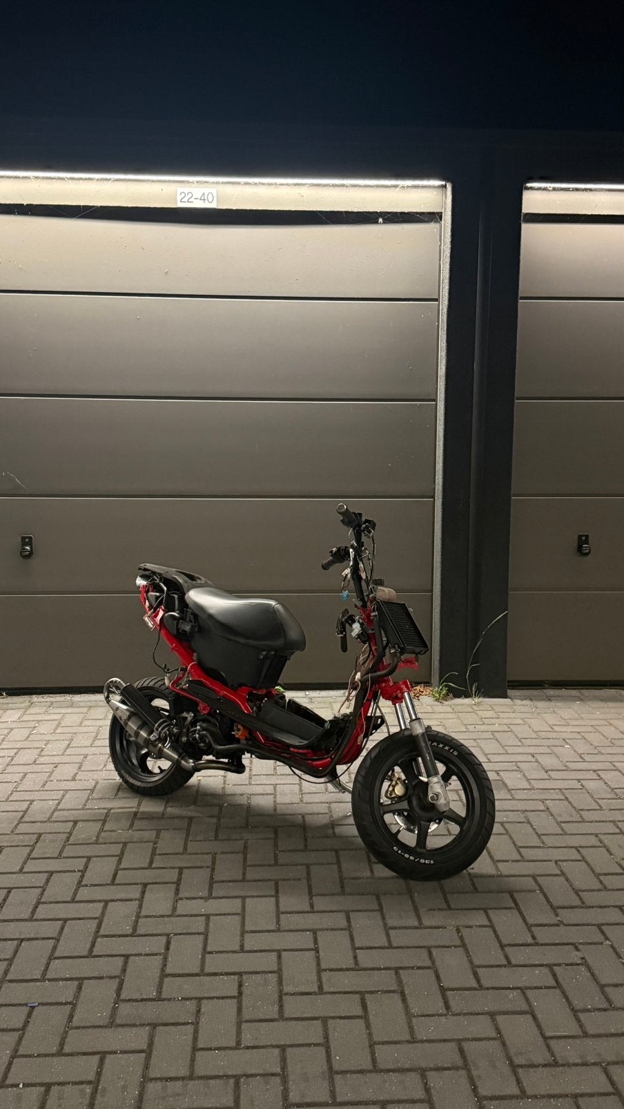 Yamaha Aerox 2011, Ophalen, Tweetakt, Aerox, Maximaal 45 km/u