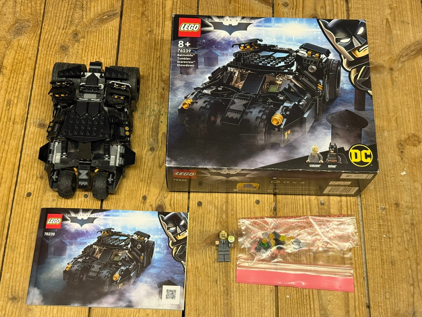 LEGO 76239 - Batmobile Tumbler: Scarecrow Confront - gebouwd, Kinderen en Baby's, Speelgoed | Duplo en Lego, Gebruikt, Overige thema's
