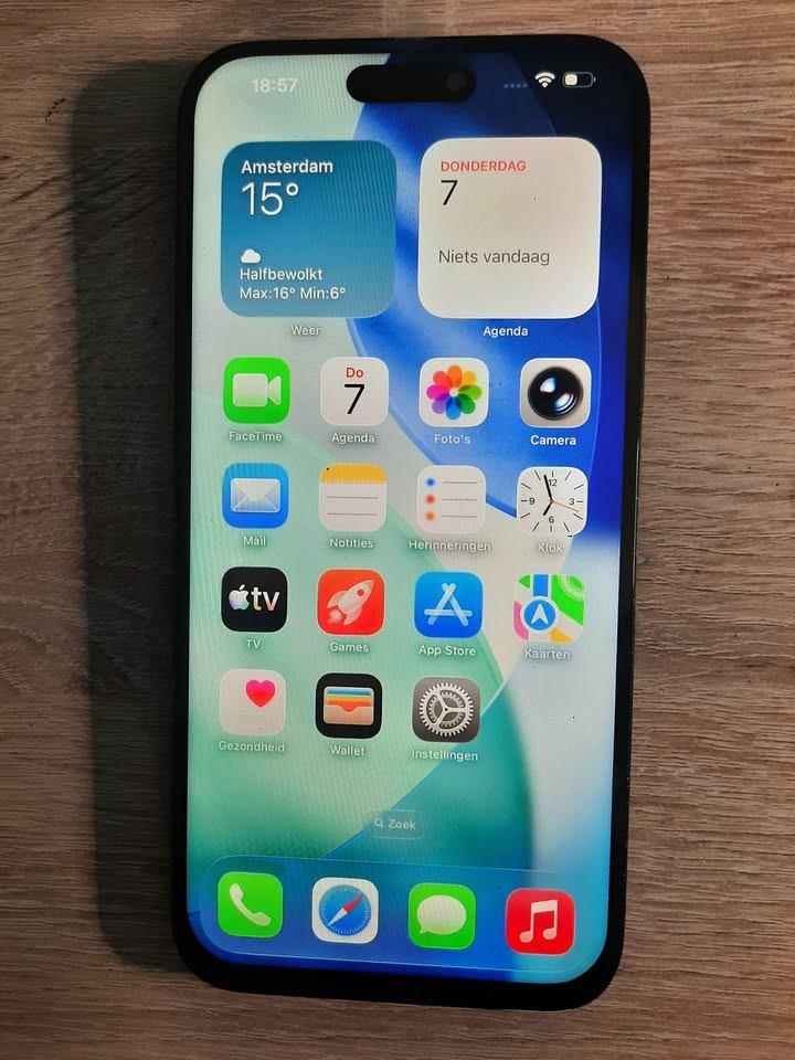 Apple iPhone 15  plus, Telecommunicatie, Mobiele telefoons | Apple iPhone, Gebruikt, 128 GB, Zonder abonnement, Zonder simlock