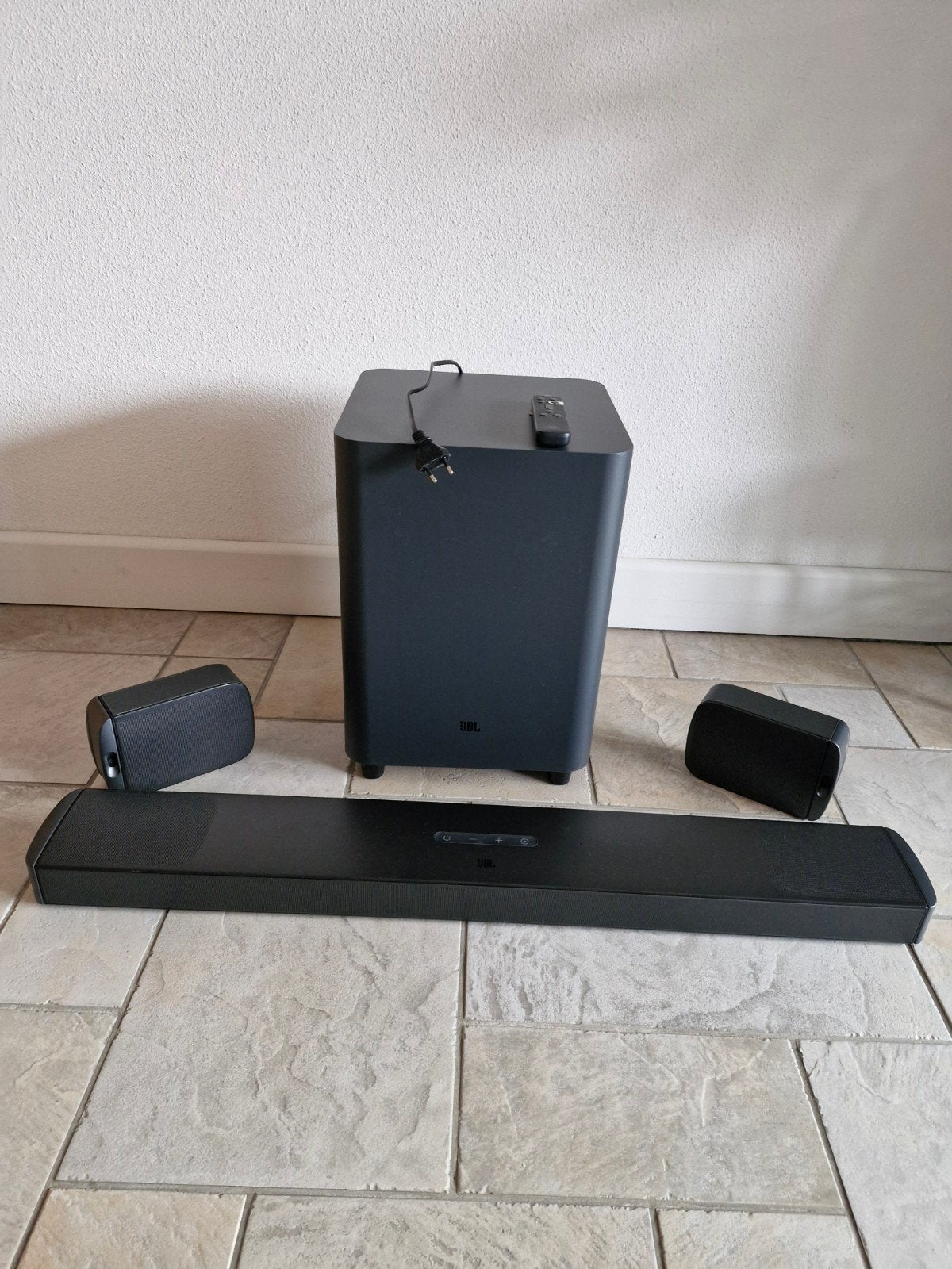 JBL Bar 9.1 Surround Soundbar met subwoofer, Ophalen of Verzenden, Bluetooth, Zo goed als nieuw