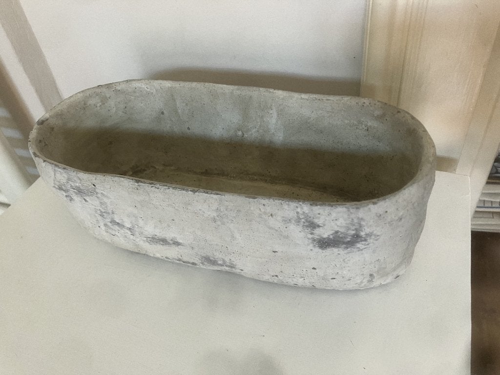 Stoere Betonlook Plantenbak  - (Industrieel / Landelijk), Overige materialen, Gebruikt, Minder dan 30 cm, Minder dan 60 cm