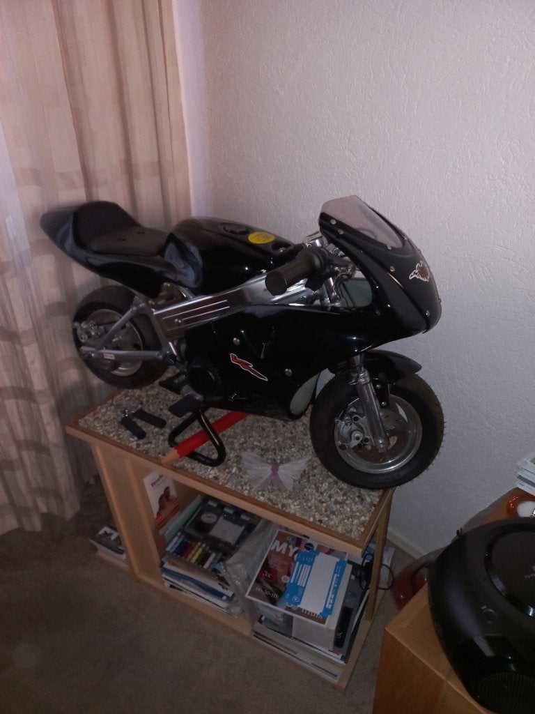 POCKET MOTORCYCLE, Ophalen