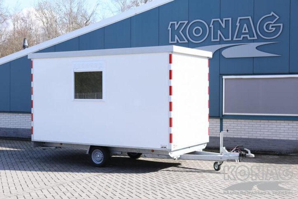Konag Proline snelverkeer schaftwagen schaftkeet bouwkeet, Auto diversen, Aanhangers en Bagagewagens, Nieuw