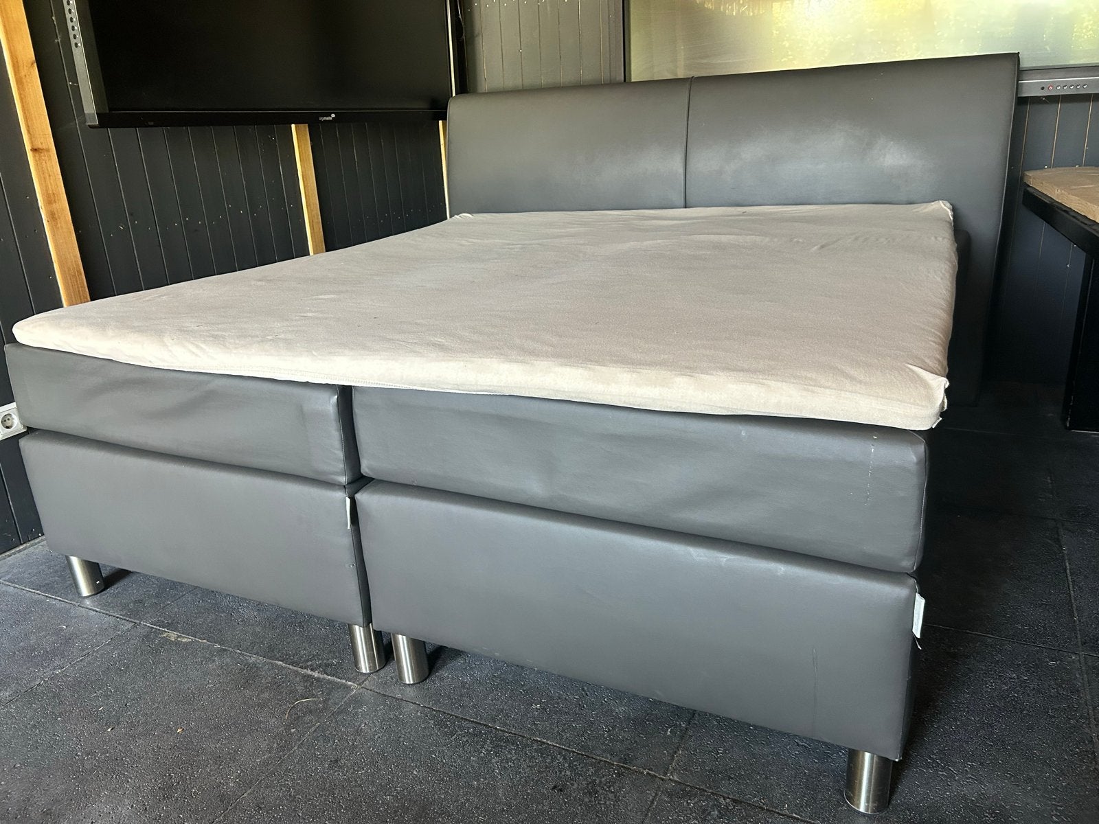 Boxspring 180x200 - Comfortabel en Ruim, Ophalen, Gebruikt, Tweepersoons, 180 cm