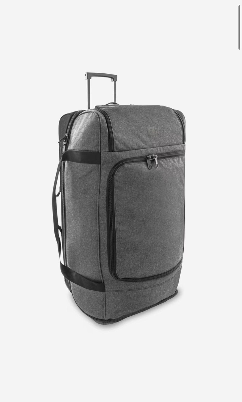 Trolley sporttas 105L, Ophalen, Grijs, Wieltjes, 30 cm of meer