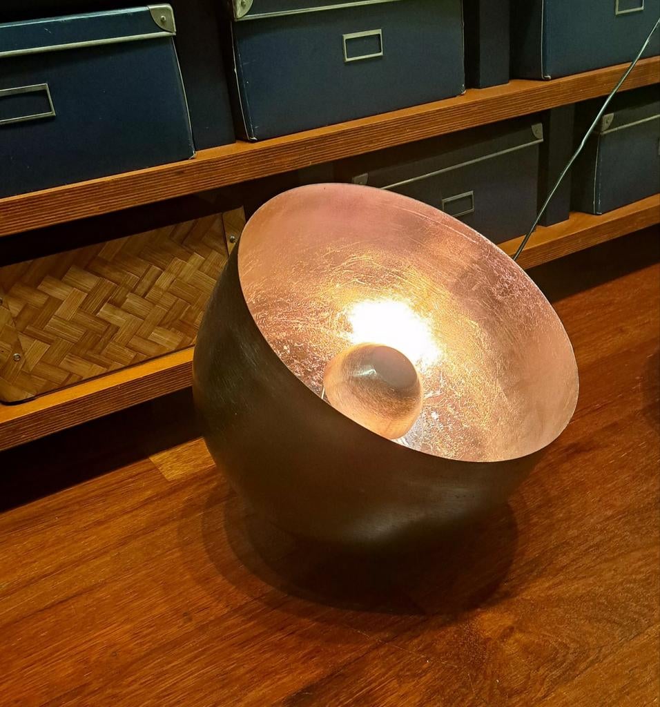 Lamp metaal brons kleur, Ophalen of Verzenden, Metaal