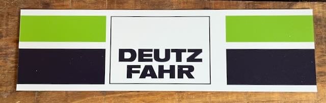 DEUTZ FAHR  -  reclamebordje, Ophalen of Verzenden, Zo goed als nieuw, Auto's