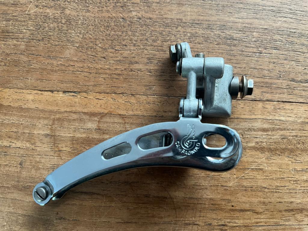 Campagnolo Record voor derailleur aanlas 2dehands, Ophalen of Verzenden, Gebruikt, Racefiets, Derailleur of Ketting
