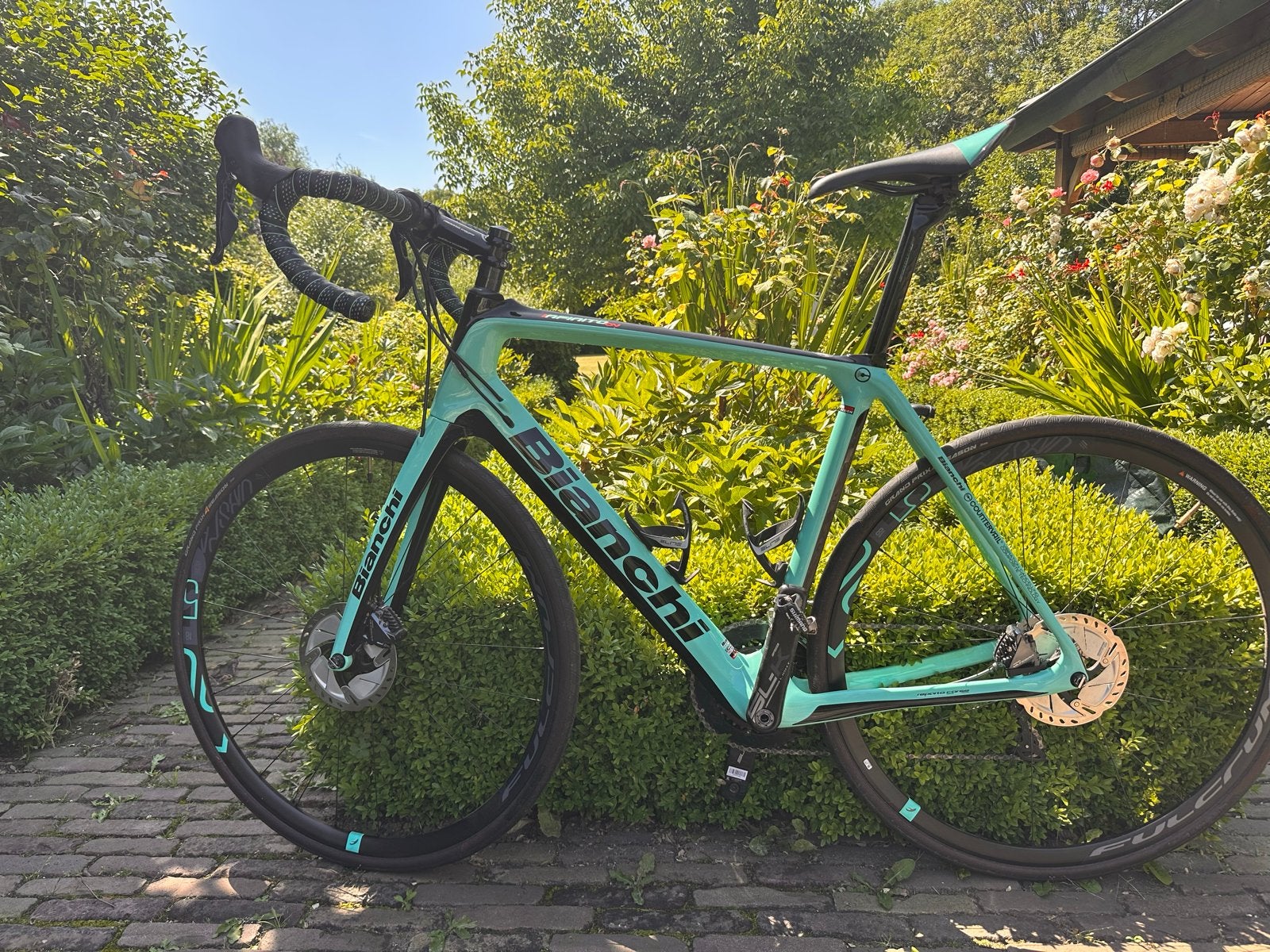 Bianchi Infinito CV Disc 57 Celeste Ultegra compleet pakket, Fietsen en Brommers, Fietsen | Racefietsen, Overige merken, 28 inch