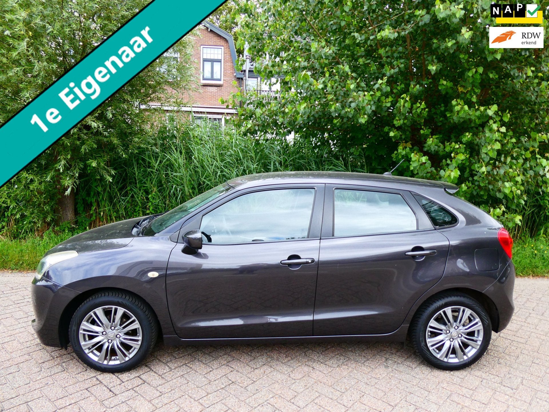 Suzuki Baleno 1.2 Excl. 4-Cilinder 1e eig Automaat Airco LED, Stof, Gebruikt, 4 cilinders, 23 km/l