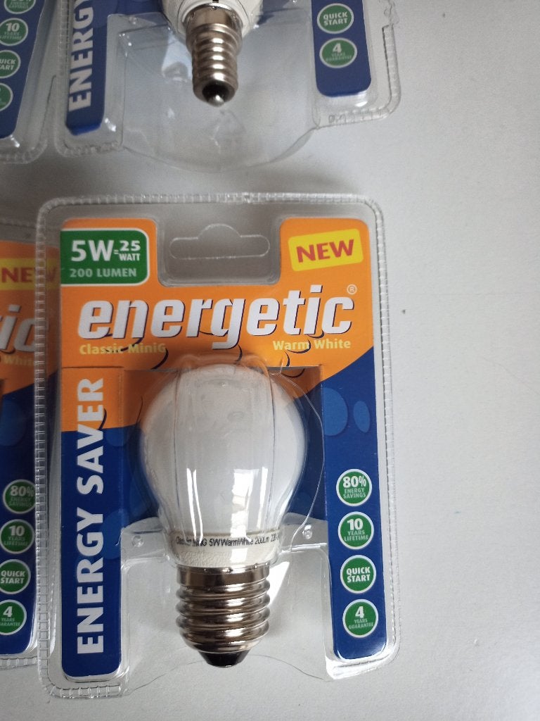 Spaarlampen 8 watt, meerdere stuks. Bieden per stuk., Huis en Inrichting, Lampen | Losse lampen, Ophalen, Nieuw, E27 (groot), Spaarlamp