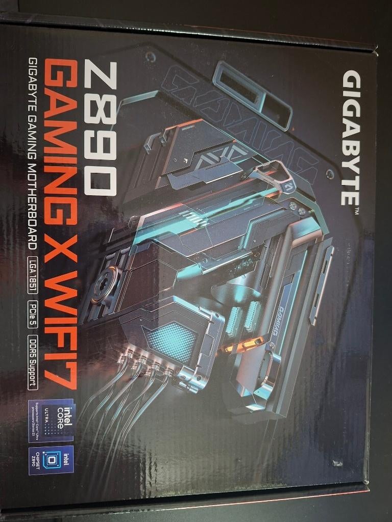 Gigabyte Z890 Gaming X Wifi 7 Moederbord, Computers en Software, Ophalen, Nieuw, ATX, DDR5
