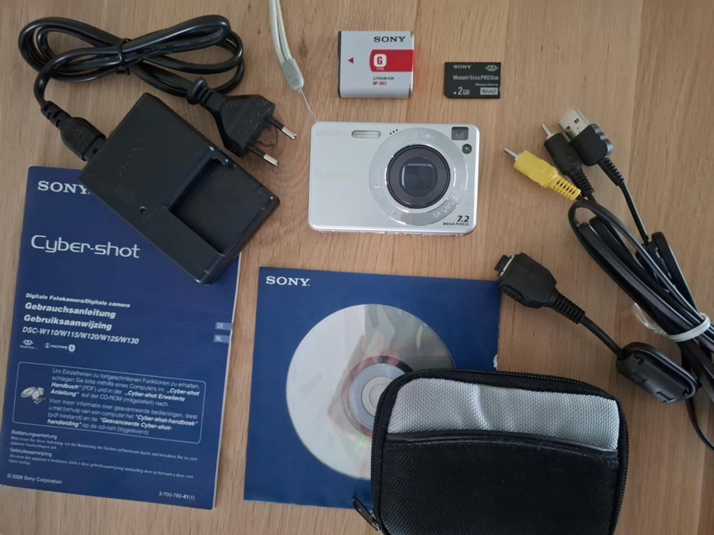 Sony Cyber-shot DSC-w110 7,2mp, Ophalen of Verzenden, Zo goed als nieuw, Compact, Sony