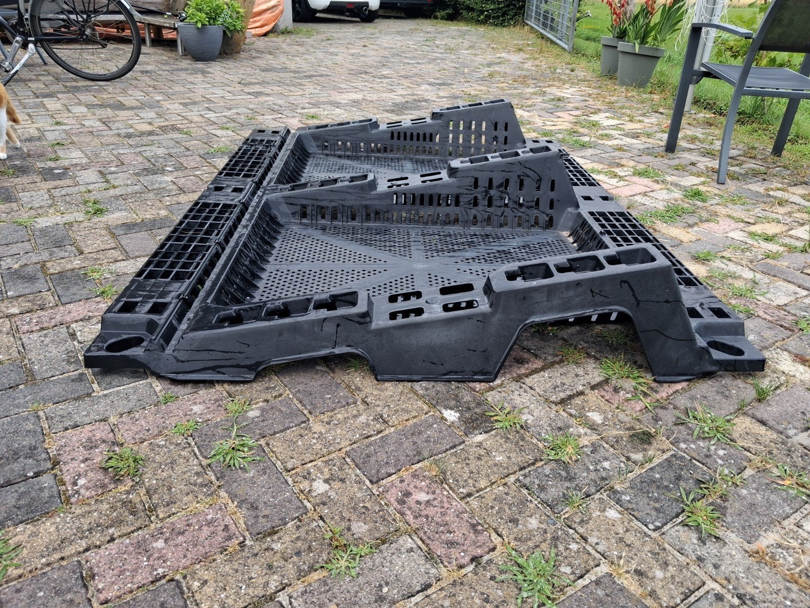 zonnepanelen  steun/frame 12 stuks, Ophalen