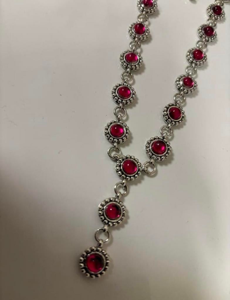 MKM Design ketting roze Nieuw!, Ophalen of Verzenden, Nieuw, Roze, Overige materialen
