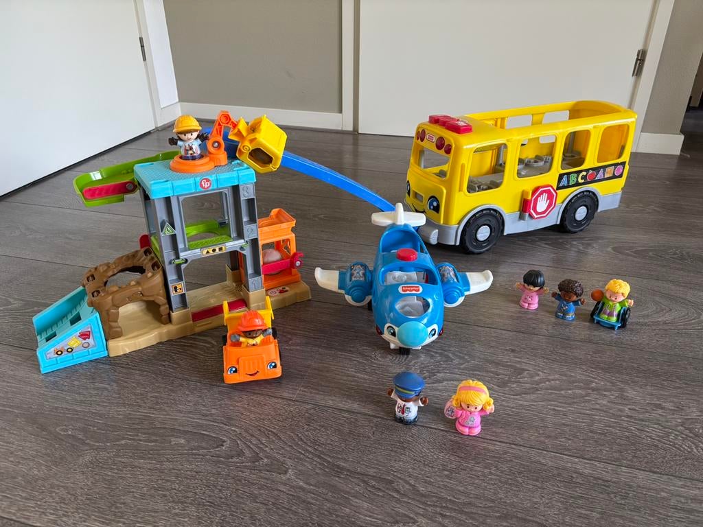 Fisher Price Little people speelgoedsets, Ophalen, Gebruikt