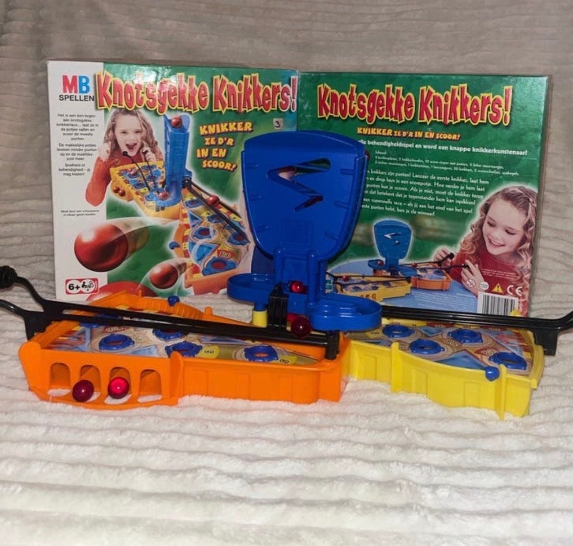 Knotsgekke Knikkers! spel van MB Spellen, Ophalen of Verzenden, Gebruikt, Jongen of Meisje