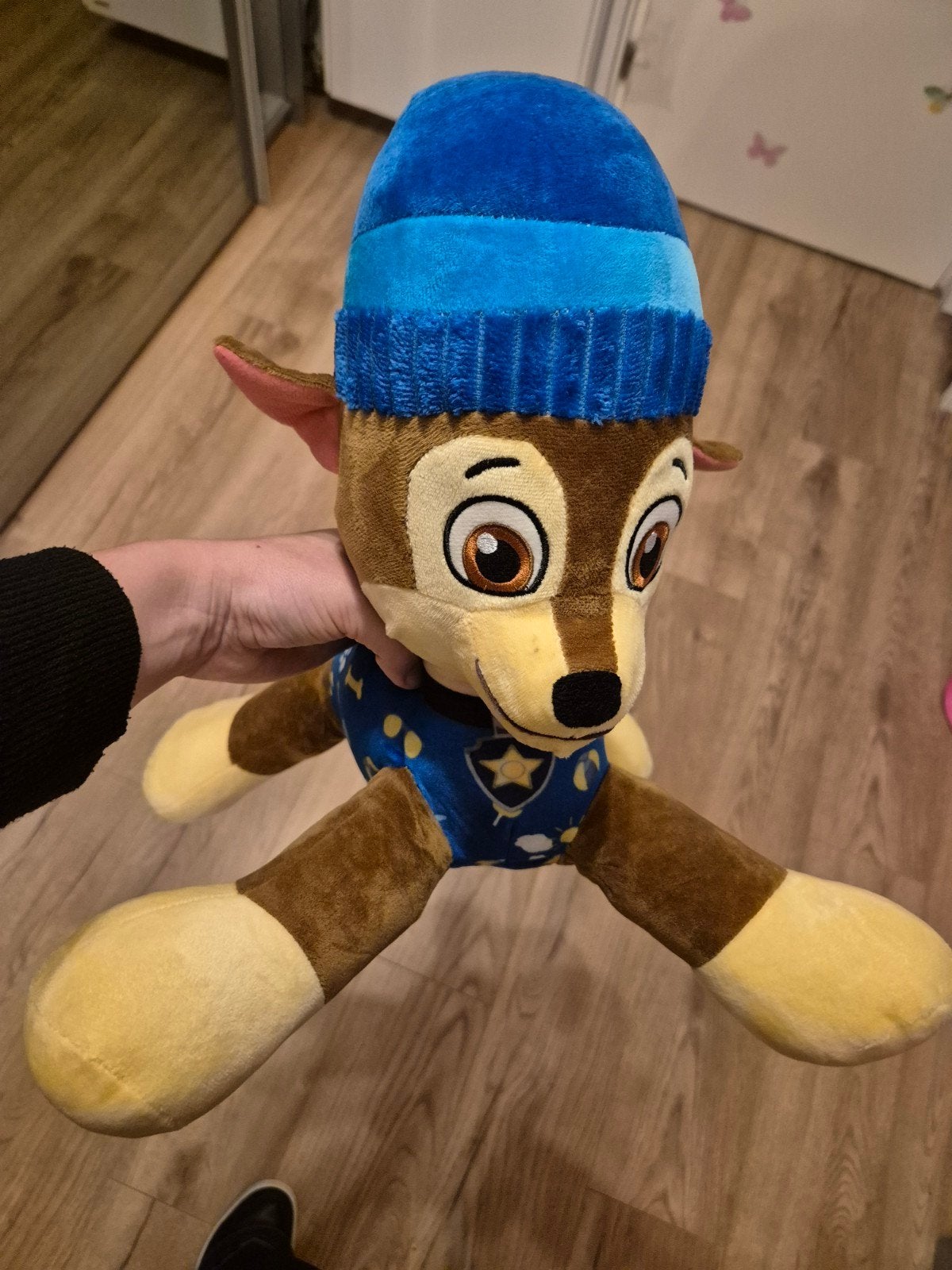 Paw Patrol Chase knuffel 50cm, Ophalen, Hond, Zo goed als nieuw, Middelgroot (20 tot 80 cm)