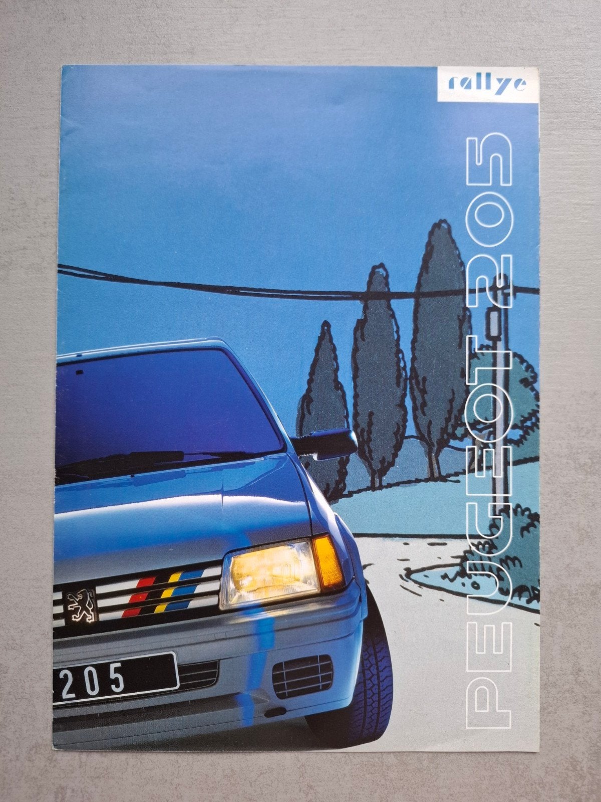 Peugeot 205 Rallye folder - modeljaar 1990, Ophalen of Verzenden, Zo goed als nieuw, Peugeot
