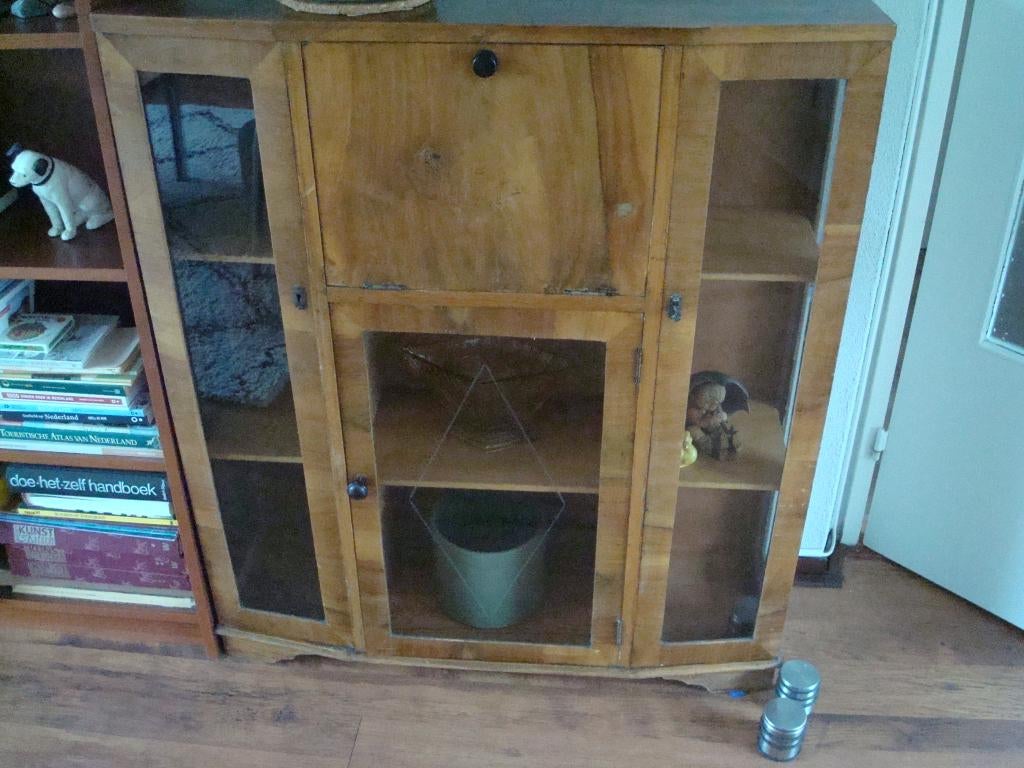 ART-DECO DRANKEN CABINET 1920/30, Antiek en Kunst, Ophalen