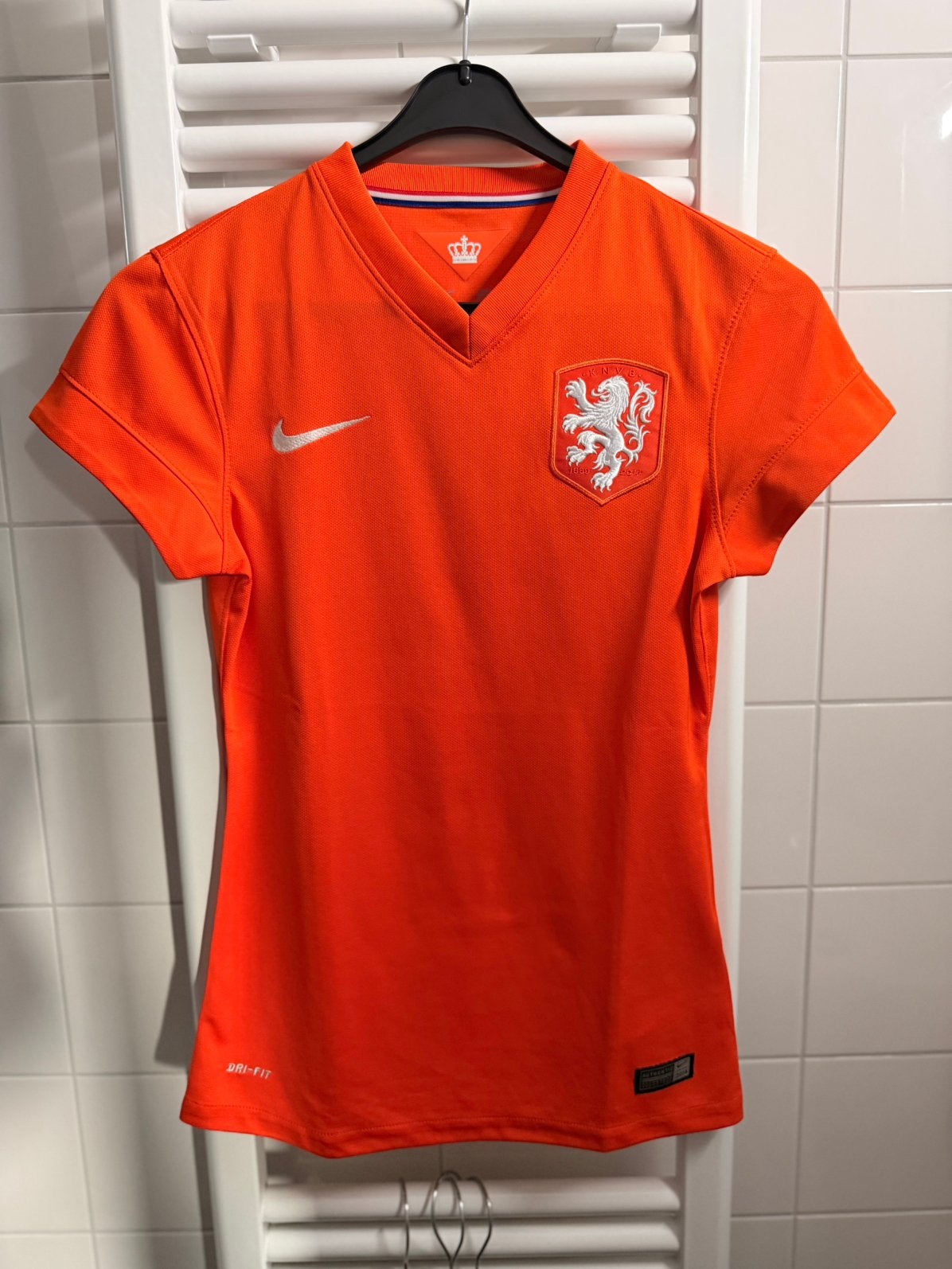 Origineel Nike Nederlands Elftal Shirt 2014 (WK) - Dames, Maat XS of kleiner, Ophalen of Verzenden, Nieuw, Shirt