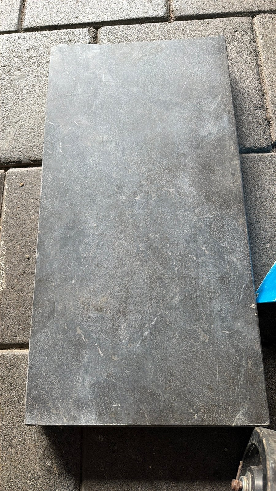 Partij Opsluitband spotted blue chinees hardsteen stoepband, Ophalen, Gebruikt, Overige materialen