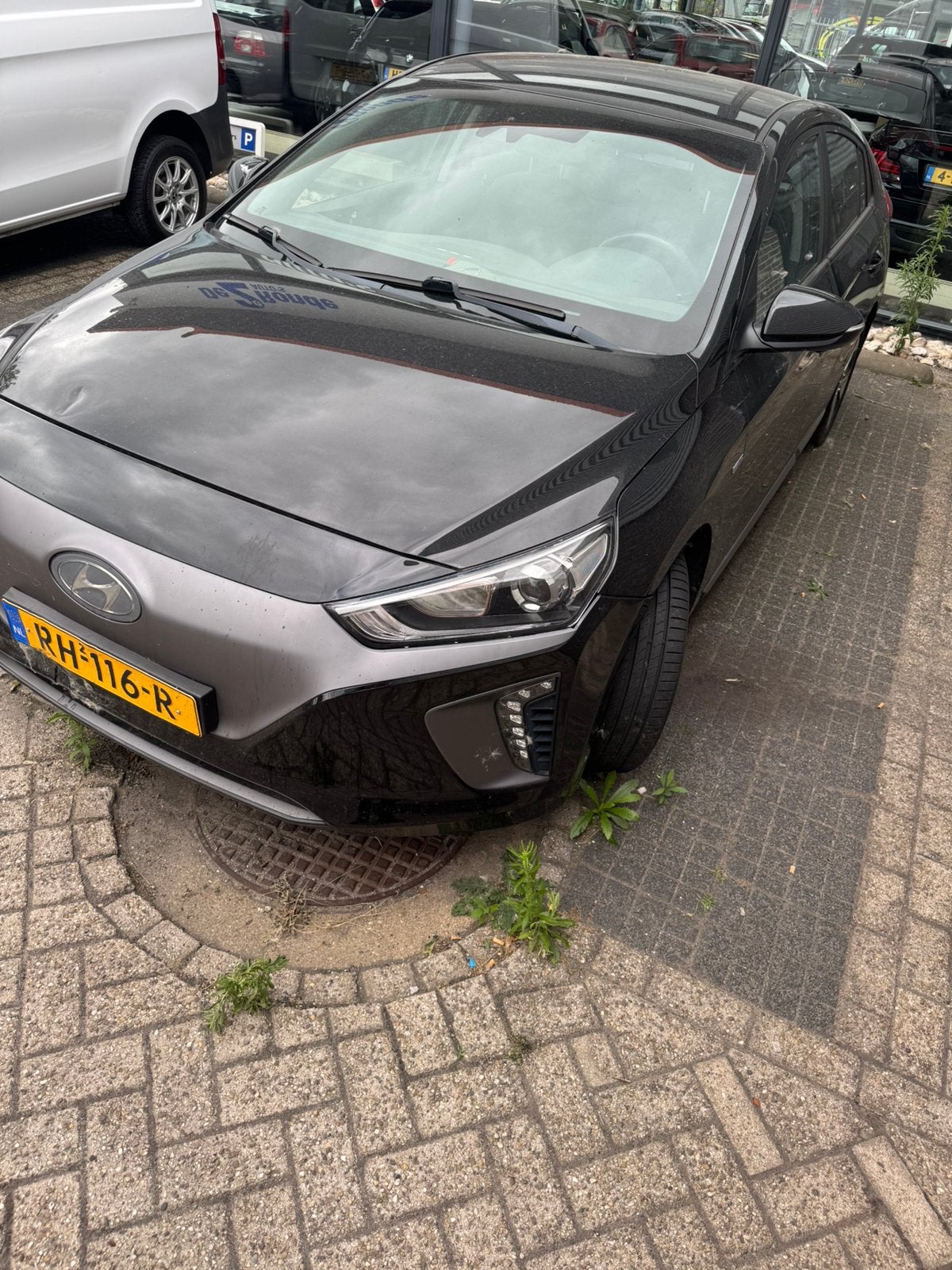 Hyundai IONIQ EV 120 pk Aut. 2017 Zwart, Auto's, Hyundai, Zwart, Origineel Nederlands, Elektrisch, IONIQ