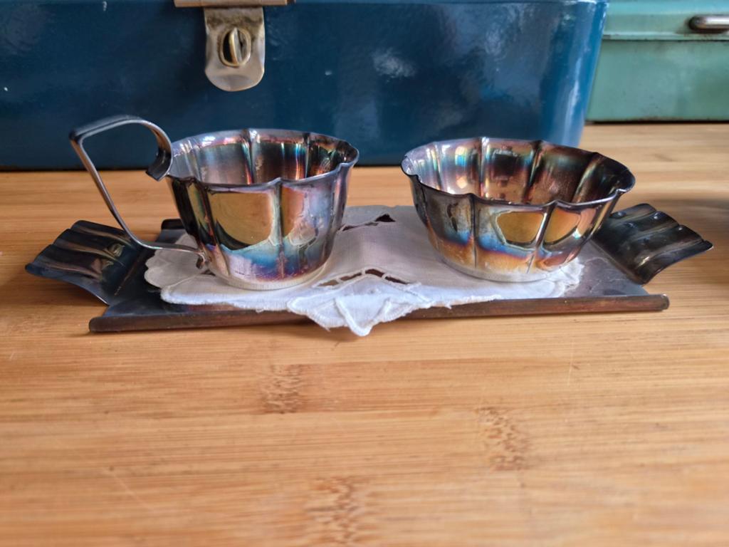 Vintage Gero Zilvium Roomset - Dick Simonis Design, Ophalen of Verzenden, Zilver