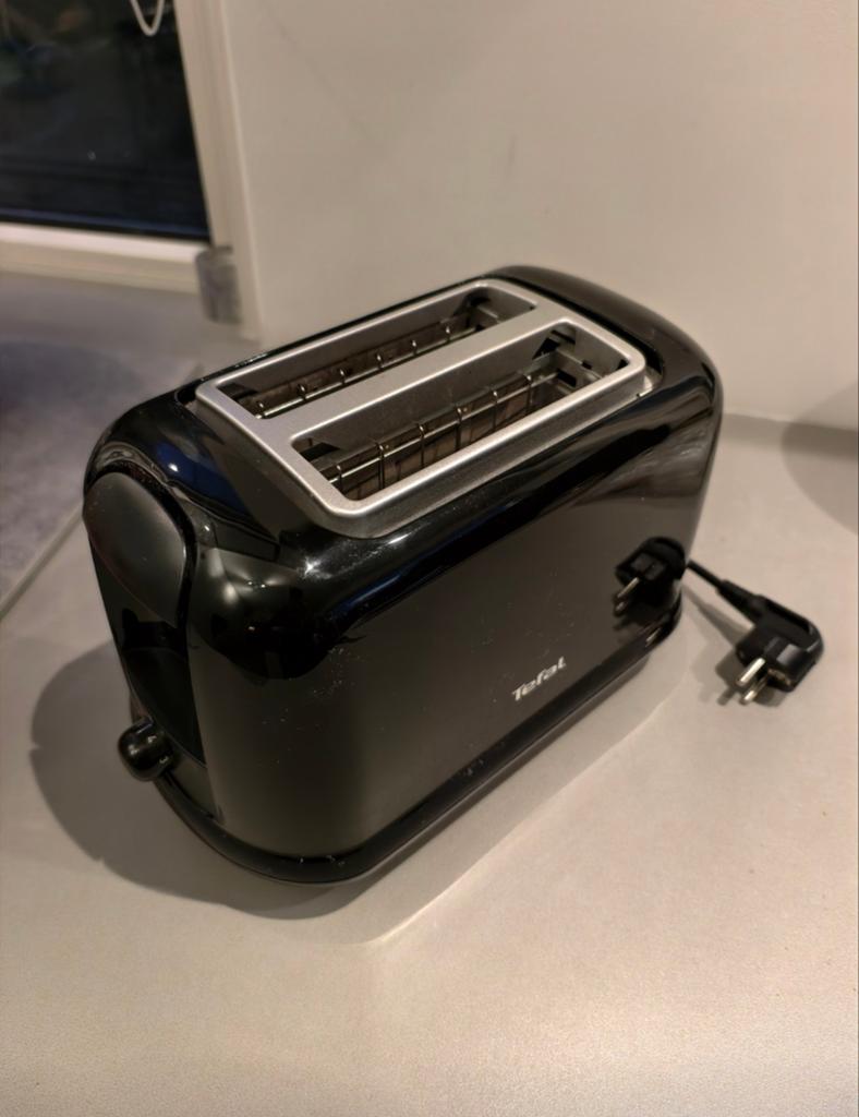 Tefal broodrooster, zo goed als nieuw, Ophalen of Verzenden, Zo goed als nieuw, Uitneembare kruimellade