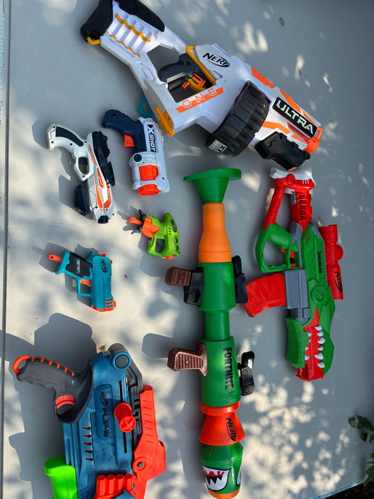 Grote collectie Nerf en X-Shot blasters, Ophalen of Verzenden, Gebruikt, Jongen of Meisje